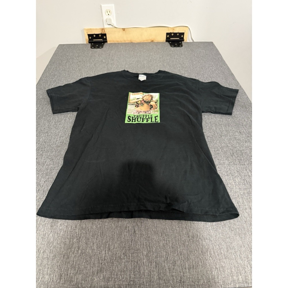 Goonies "Truffle Shuffle" Men's Black T-Shirt Sz M